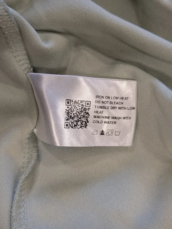 Woven Square Neck Solid Midi Dress In Moss Green From Cider Sz 1XL - Picture 12 of 16